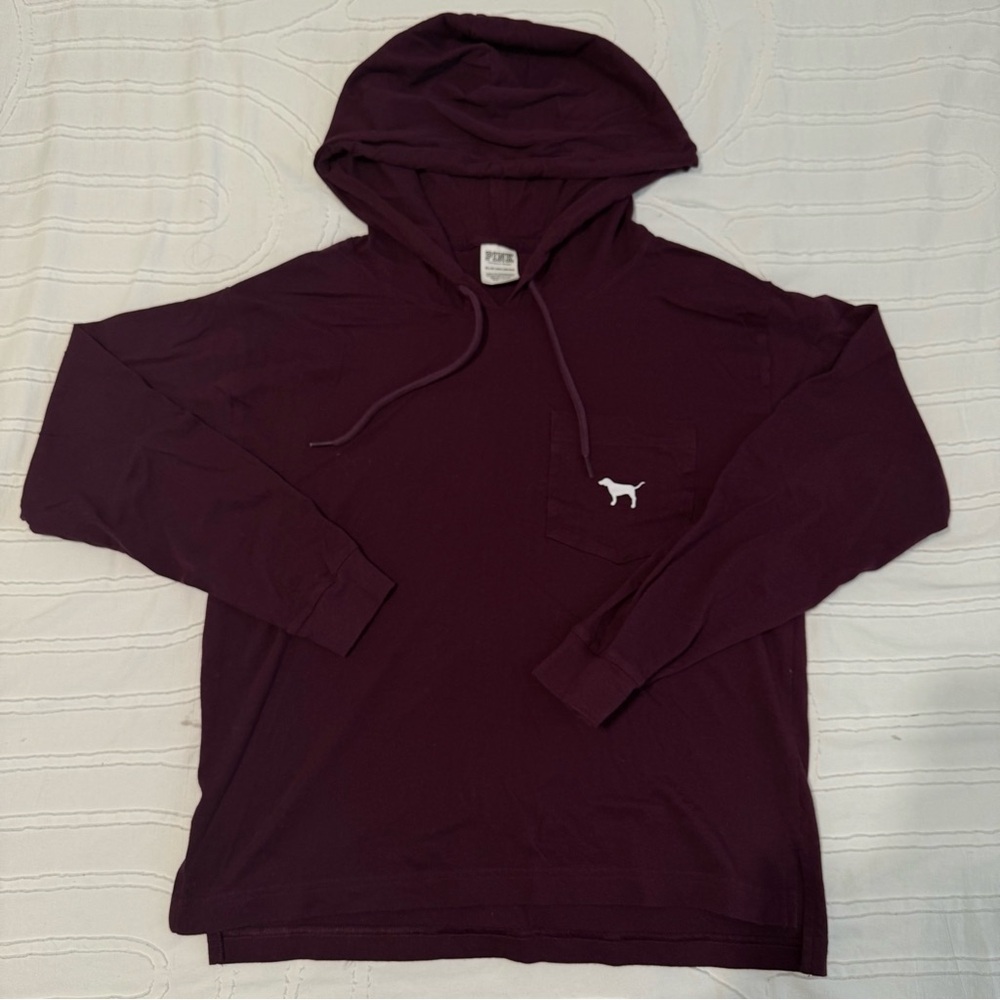NWOT Pink Victorias Secret Purple Hoodie Shirt
